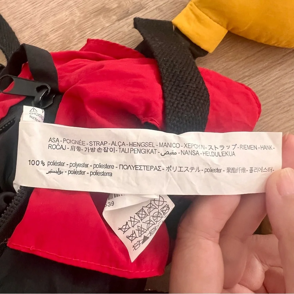 Disney Baby Mickey Mouse Plush Stuffed Animal Zara Baby Backpack‎